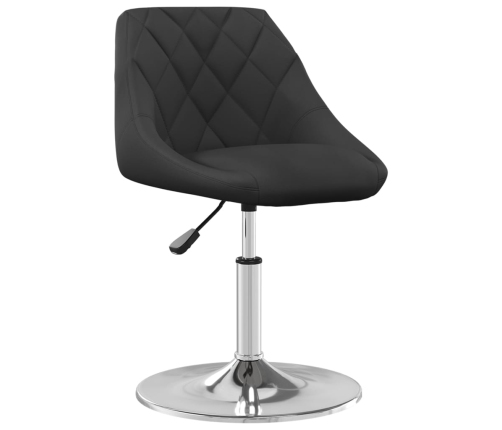 Sillas de comedor giratorias 4 unidades terciopelo negro