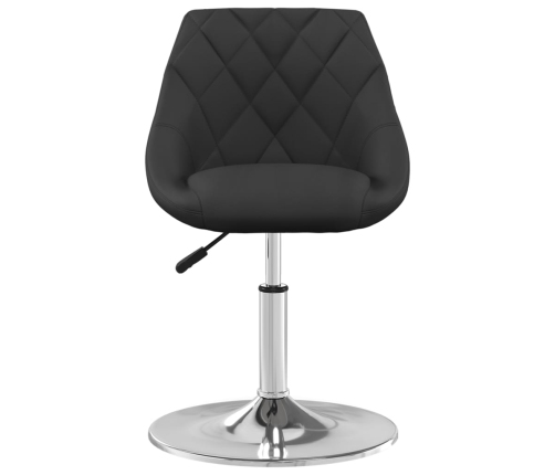 Sillas de comedor giratorias 4 unidades terciopelo negro