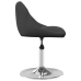 Sillas de comedor giratorias 4 unidades terciopelo negro