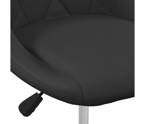 Sillas de comedor giratorias 4 unidades terciopelo negro