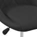 Sillas de comedor giratorias 4 unidades terciopelo negro