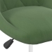 Sillas de comedor giratorias 4 uds terciopelo verde oscuro