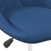 Sillas de comedor giratorias 4 unidades terciopelo azul