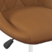 Silla de comedor giratoria 6 uds terciopelo marrón