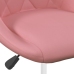 Silla de comedor giratoria 6 uds terciopelo rosa