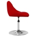 Sillas de comedor giratorias 6 unidades terciopelo rojo tinto