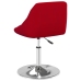 Sillas de comedor giratorias 6 unidades terciopelo rojo tinto