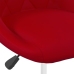 Sillas de comedor giratorias 6 unidades terciopelo rojo tinto