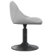 Silla de comedor giratoria 6 uds terciopelo gris claro