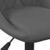 Sillas de comedor giratorias 6 unidades terciopelo gris oscuro