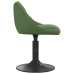 Silla de comedor de terciopelo verde oscuro