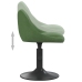 Silla de comedor de terciopelo verde oscuro