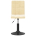 Sillas de comedor giratorias 4 unidades terciopelo crema