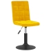 Sillas de comedor giratorias 4 uds terciopelo amarillo mostaza