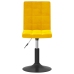 Sillas de comedor giratorias 4 uds terciopelo amarillo mostaza