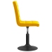 Sillas de comedor giratorias 4 uds terciopelo amarillo mostaza