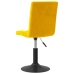 Sillas de comedor giratorias 4 uds terciopelo amarillo mostaza