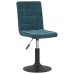 Sillas de comedor giratorias 6 uds terciopelo azul