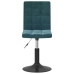 Sillas de comedor giratorias 6 uds terciopelo azul