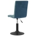 Sillas de comedor giratorias 6 uds terciopelo azul