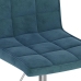 Sillas de comedor giratorias 6 uds terciopelo azul