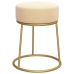 Hocker redondo terciopelo albaricoque