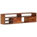 Mueble de TV de madera maciza de acacia 140x30x35 cm