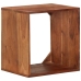 Estante de pared madera maciza de acacia 40x30x40 cm