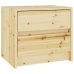 Mesitas de noche 2 uds madera maciza de abeto 40x30,5x35,5 cm