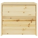 Mesitas de noche 2 uds madera maciza de abeto 40x30,5x35,5 cm