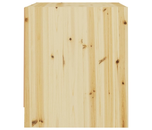 Mesitas de noche 2 uds madera maciza de abeto 40x30,5x35,5 cm