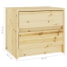 Mesitas de noche 2 uds madera maciza de abeto 40x30,5x35,5 cm