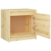 Mesitas de noche 2 uds madera maciza de abeto 40x30,5x40 cm