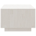 Mesa de centro de madera maciza de pino blanco 110x50x33,5 cm