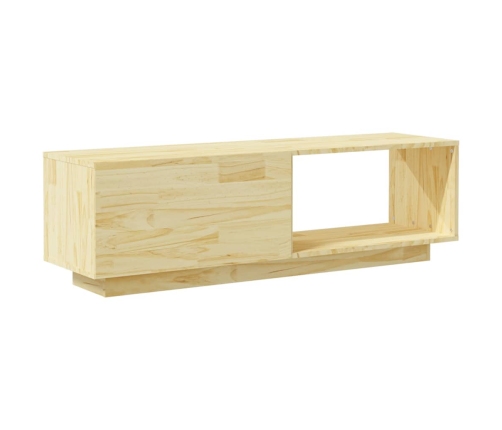 Mueble de TV de madera maciza de pino 110x30x33,5 cm