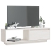 Mueble de TV de madera maciza de pino blanco 110x30x33,5 cm