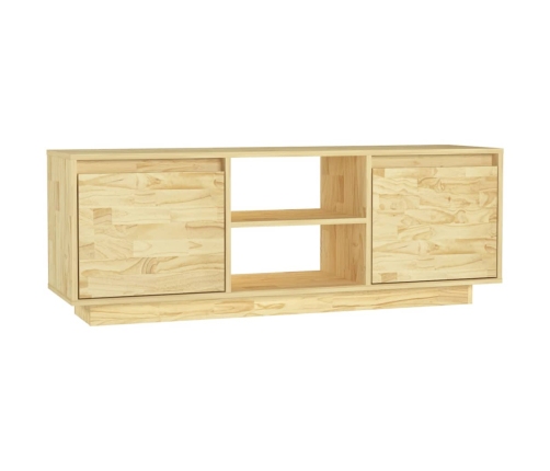 vidaXL Mueble de TV madera maciza de pino 110x30x40 cm