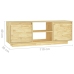 vidaXL Mueble de TV madera maciza de pino 110x30x40 cm