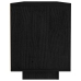 Mueble de TV madera maciza de pino negro 110x30x40 cm