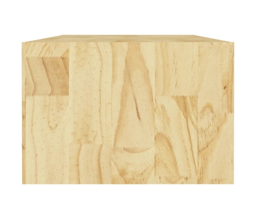 Mesa de centro de madera maciza de pino 110x50x34 cm