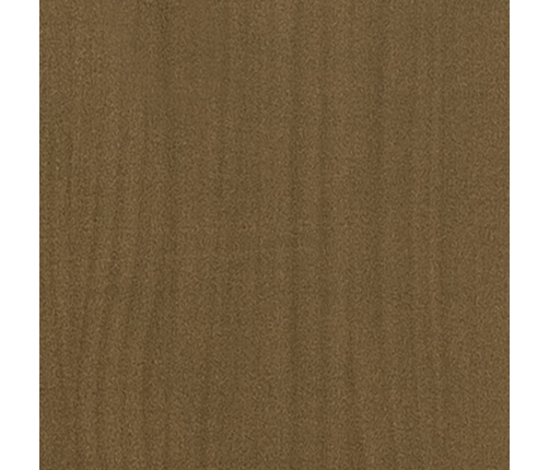 vidaXL Mesa de centro de madera maciza pino marrón miel 110x50x34 cm