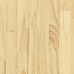 Estructura de cama individual pequeña sin colchón madera maciza