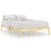 Estructura de cama sin colchón madera maciza 120x200 cm