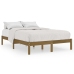 Estructura cama madera maciza marrón miel Super King 180x200 cm