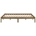 Estructura cama madera maciza marrón miel Super King 180x200 cm