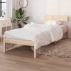 Estructura de cama sin colchón madera maciza 90x200 cm