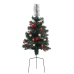 Árboles de Navidad artificiales de camino 2 uds PVC 76 cm