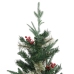 Árbol de Navidad con piñas verde PVC y PE 120 cm