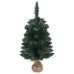 Árbol Navidad artificial con soporte y LEDs PVC verde 90 cm