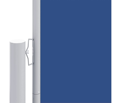 Toldo lateral retráctil azul 180x600 cm